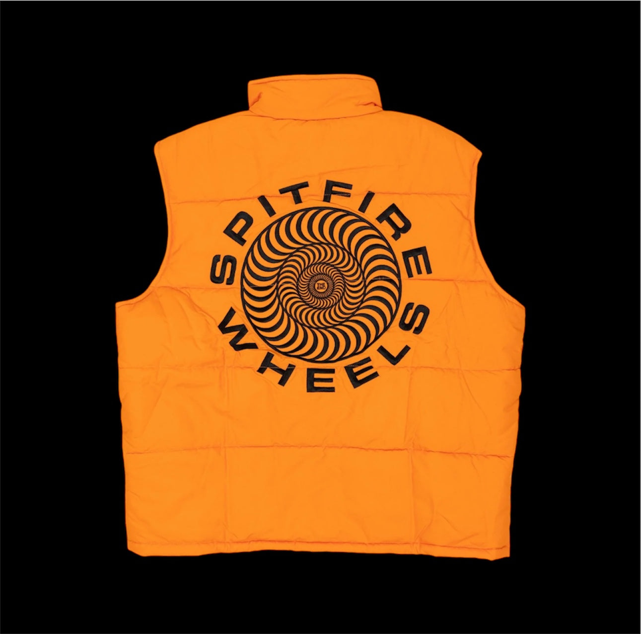 SF CLASSIC '87 SWIRL PUFF VEST S-ORG/BLK