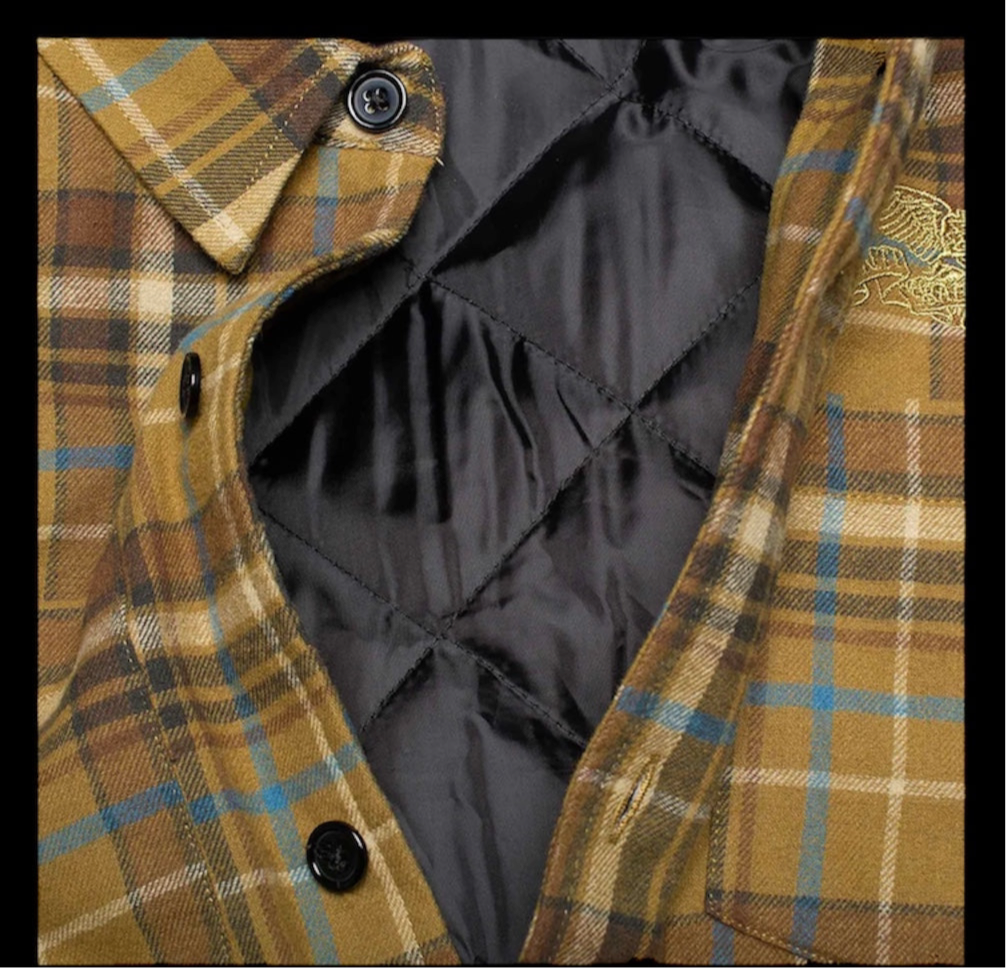 ANTI HERO BASIC EAGLE FLANNEL JACKET MULTI COLOR
