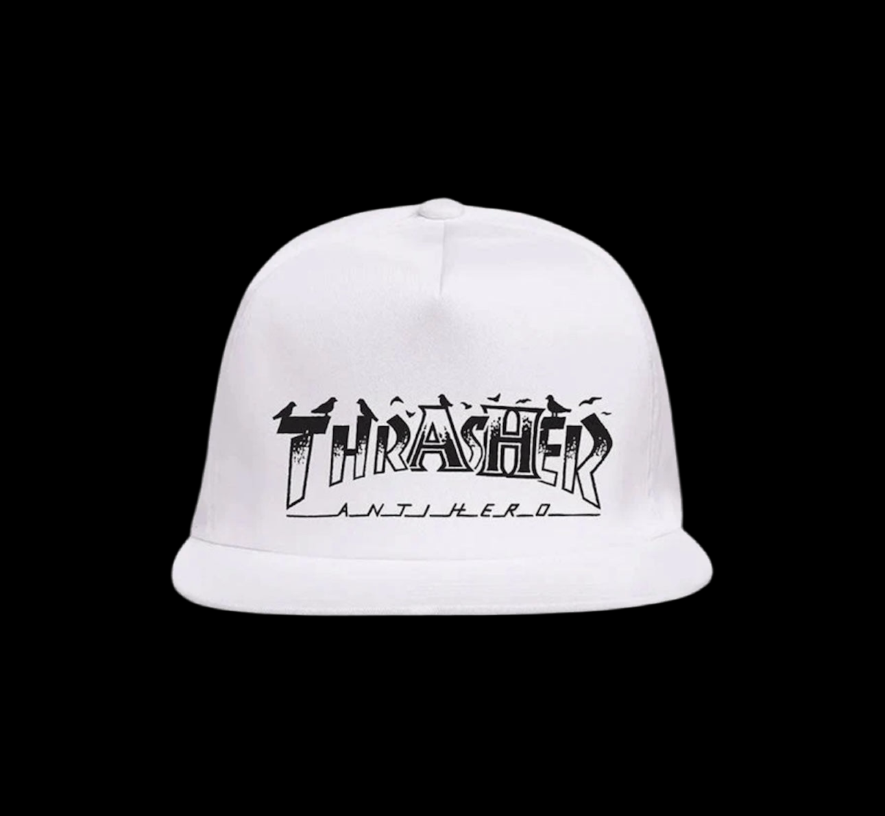Thrasher X Antihero Pigeon Mag Snapback Hat