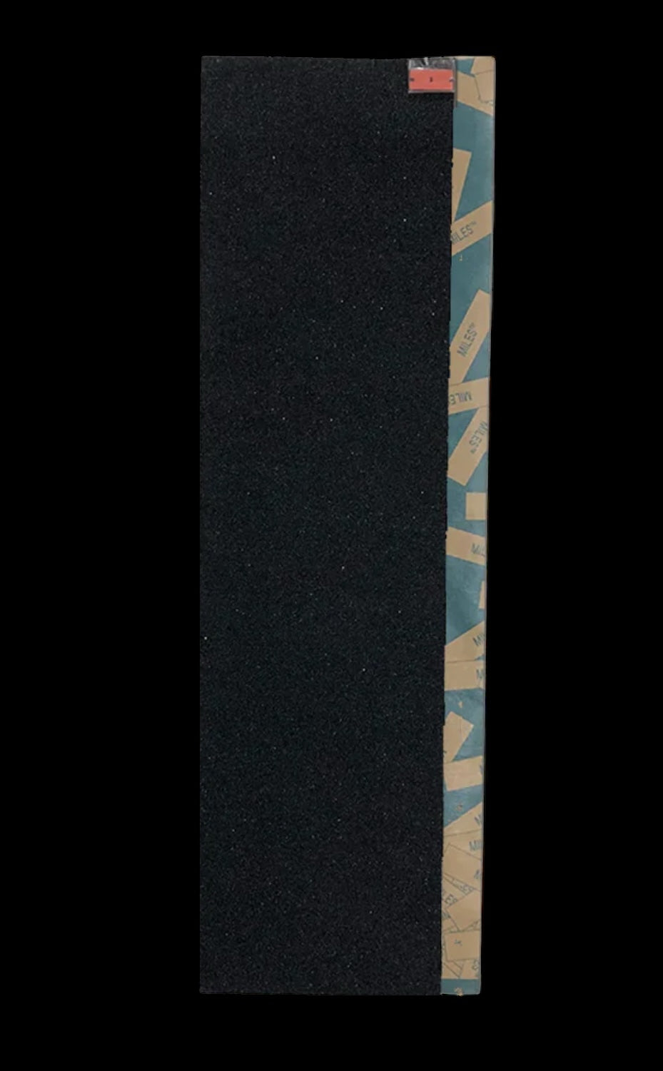 The Miles Griptape Sheet Black 9.0 has the following characteristics: Width: 9.0'' Length: 33''