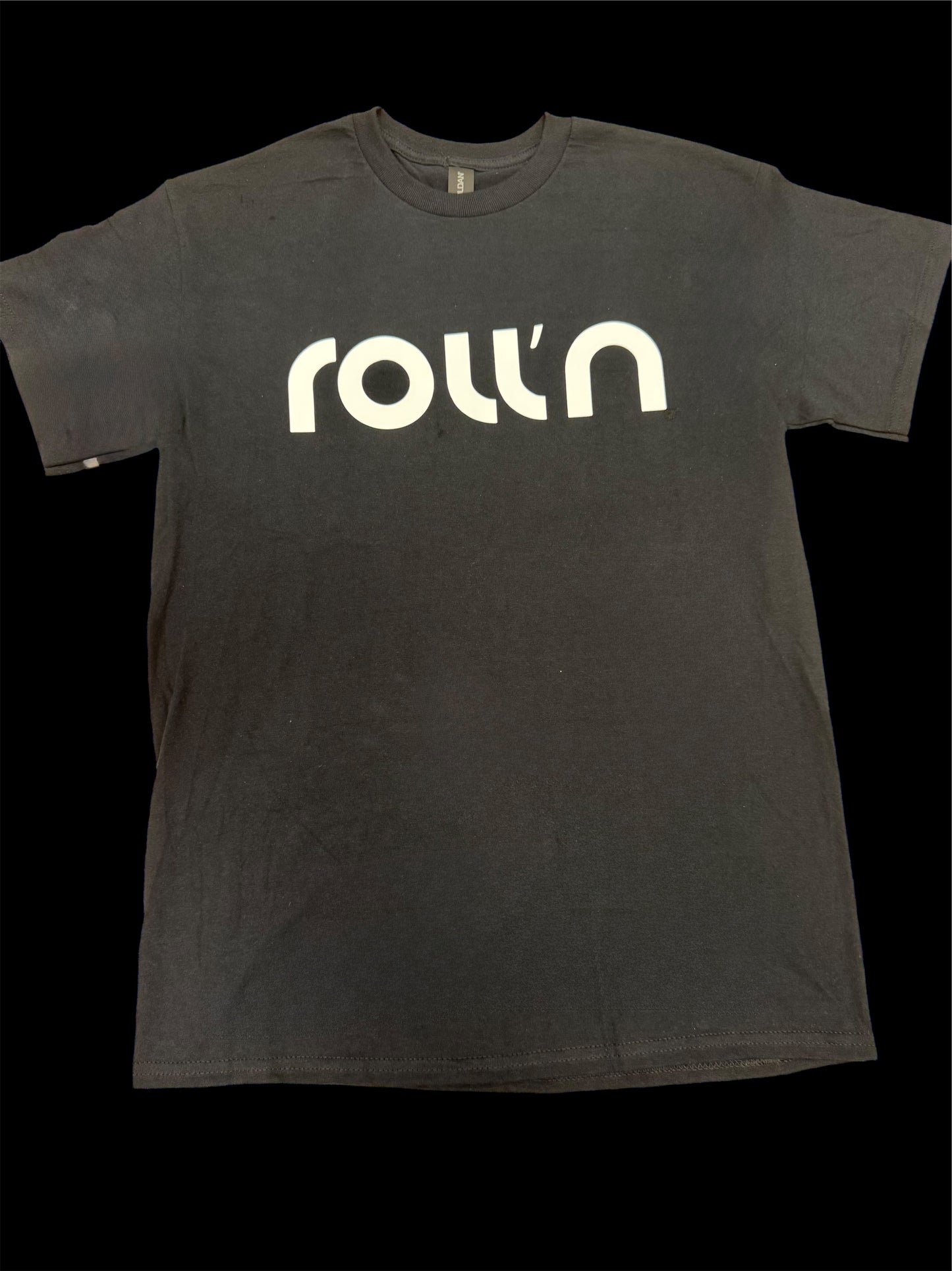 Roll’n T-s Black white Logo M,L,XL,XXL.