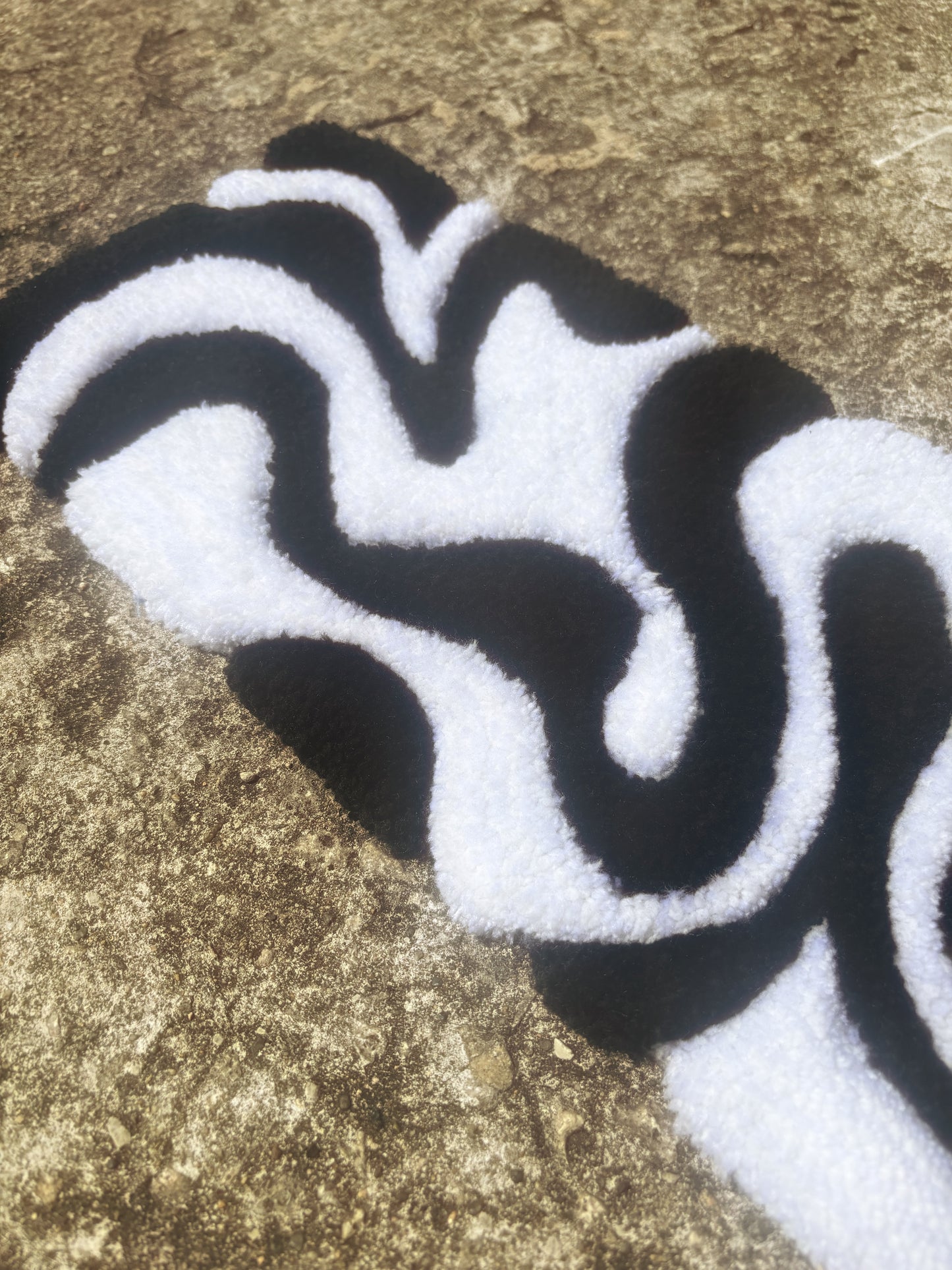 Abstract Keyboard Rug