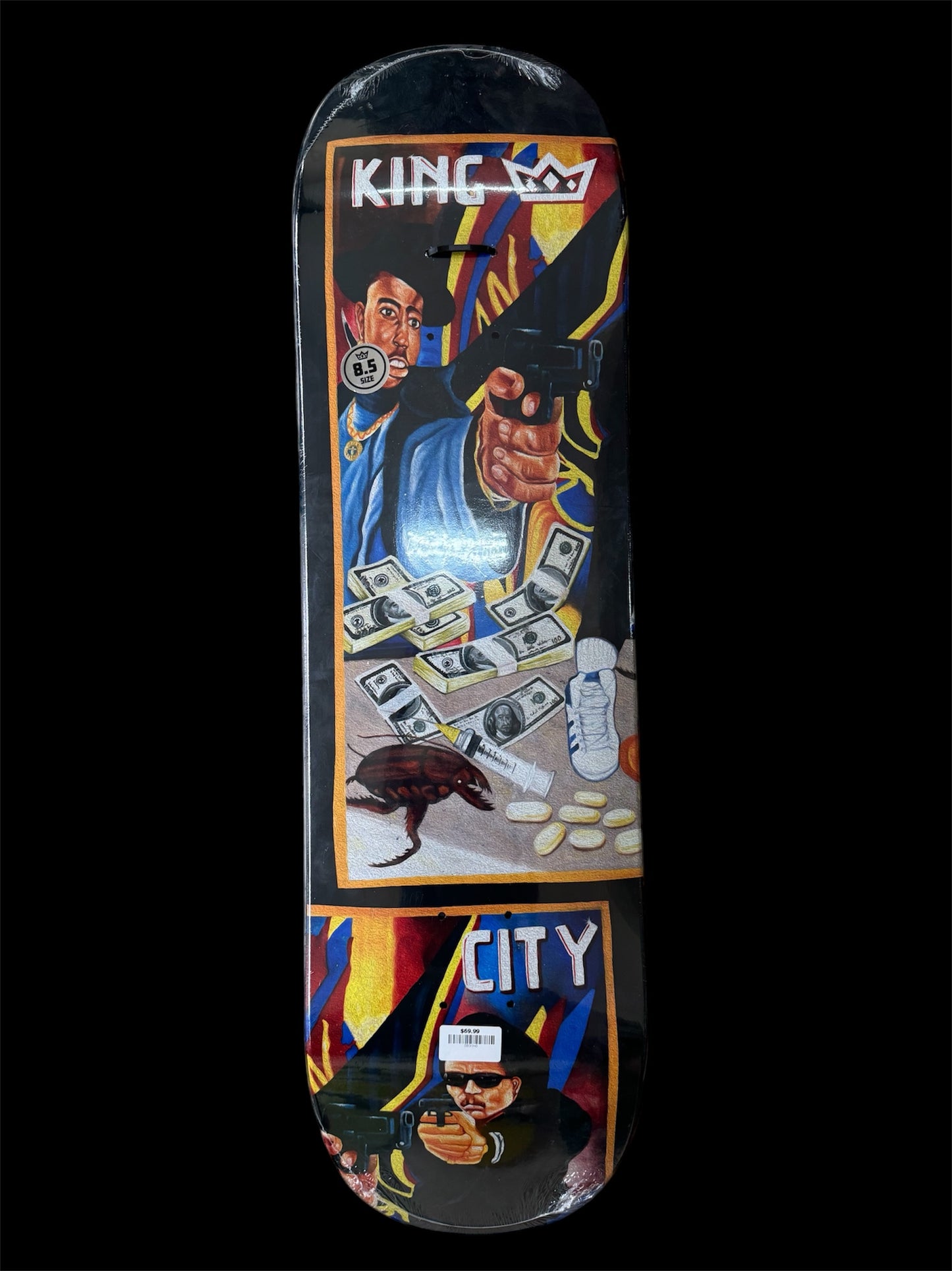 King Skateboards King City Team Deck. 8.5