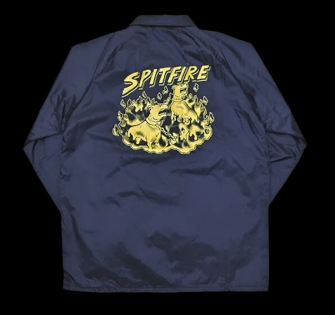 HELL HOUNDS Ⅱ RAW WINDBREAKER COACHES JACKET (DEEP NAVY)