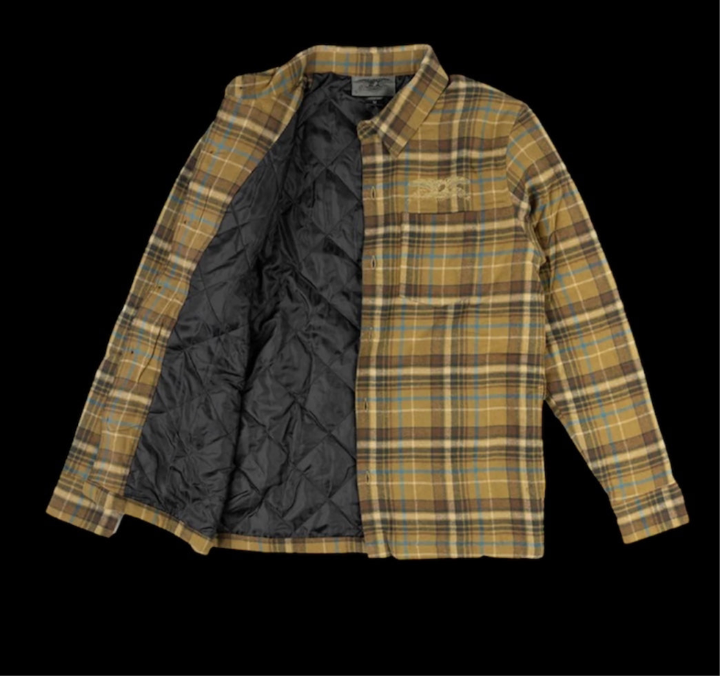 ANTI HERO BASIC EAGLE FLANNEL JACKET MULTI COLOR