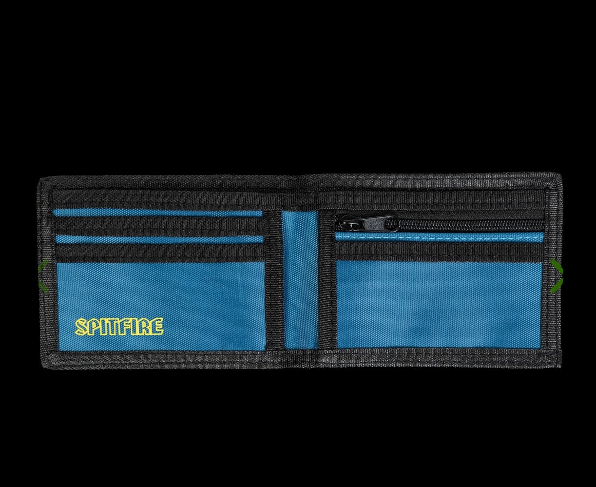 Spitfire Bighead Swirl Wallet Navy/Gold