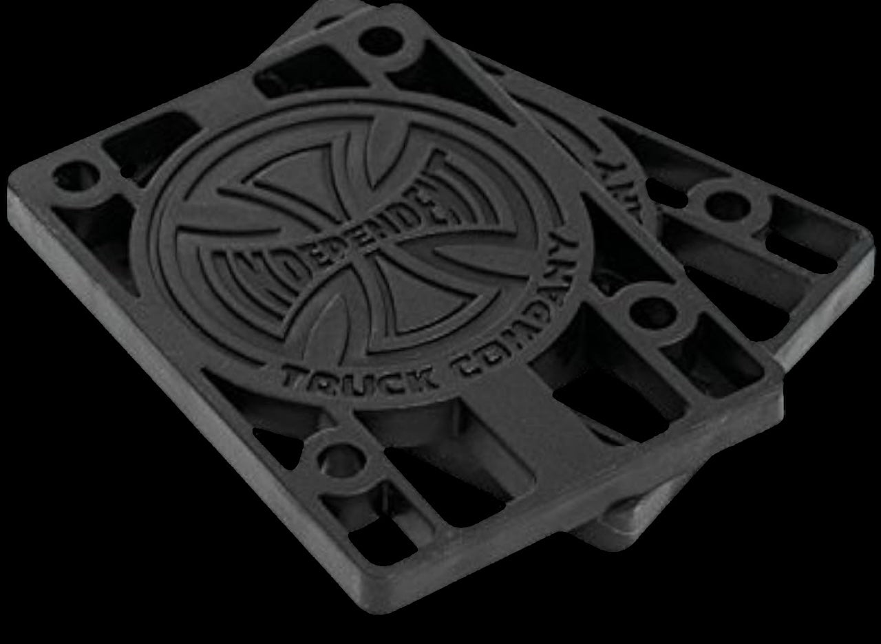 INDEPENDENT RISER PADS 1/4″ – Black Circle Logo