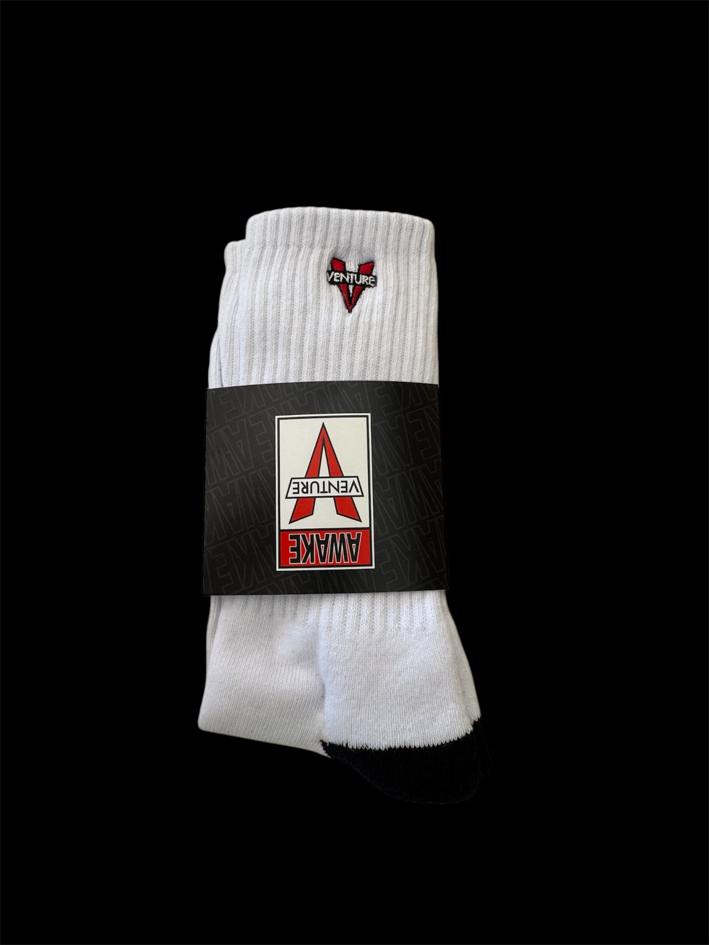 Venture Heritage socks / White / Black