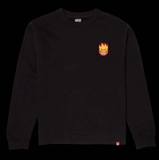 Spitfire Lil Bighead Fill Crew Sweatshirt - Black