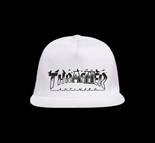 Thrasher X Antihero Pigeon Mag Snapback Hat