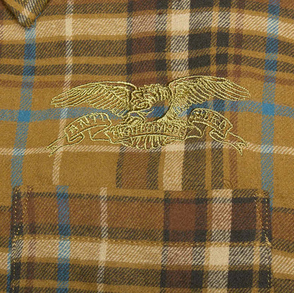 ANTI HERO BASIC EAGLE FLANNEL JACKET MULTI COLOR