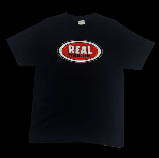 REAL OVAL LOGO T-SHIRT