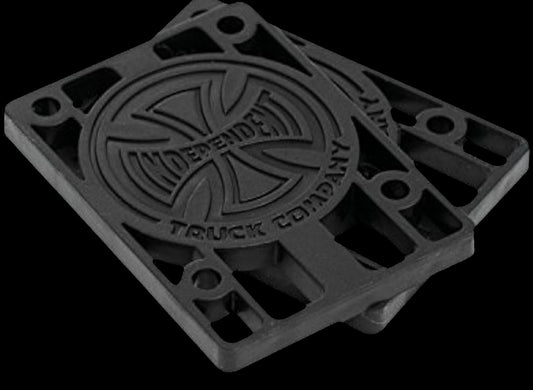 INDEPENDENT RISER PADS 1/4″ – Black Circle Logo