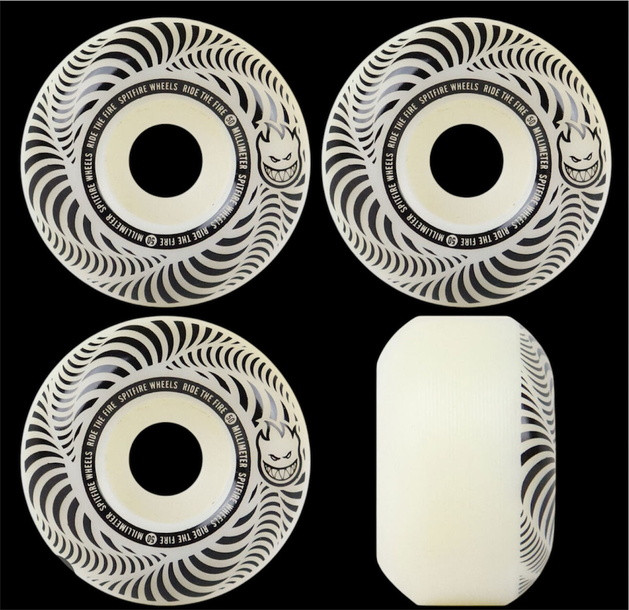 SPITFIRE FLASHPOINT CLASSIC 48MM NATURAL SKATEBOARD WHEELS